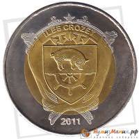 () Монета Остров Крозе 2011 год   ""     UNC